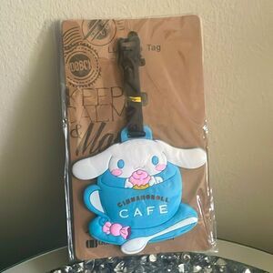 New Cinnamon roll sanrio hello kitty friend travel vacay rubber luggage tag